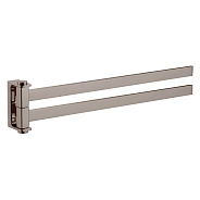 Полотенцедержатель поворотный Rav Slezak NIL NLA0602MGL, серый металлик глянцевый