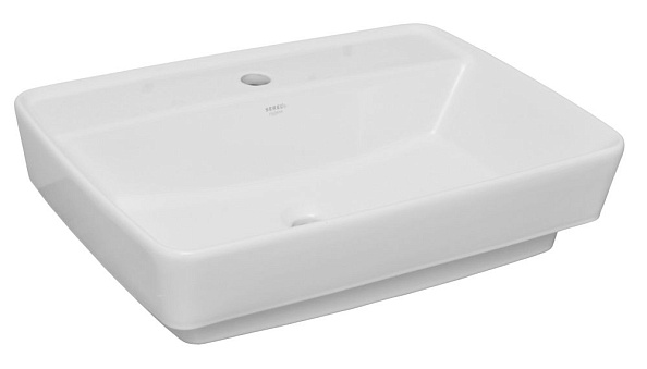 Раковина для установки в столешницу SEREL RITA 44х59 см, с отверстием под смеситель, прямоугольная RT30TXS110H