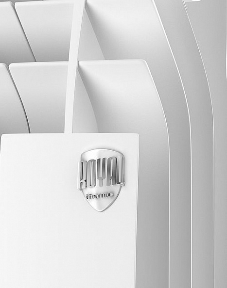 Радиатор алюминиевый Royal Thermo Revolution 350 8 секций, боковое подключение