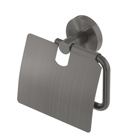 Держатель для туалетной бумаги Cezares Relax, оружейная сталь (RELAX-PH-GM)