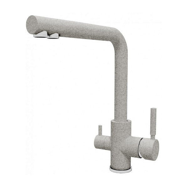 Смеситель для кухни с подключением фильтра Dr. Gans Акцент 339.06H.2123.408, серый