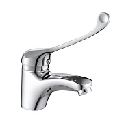 Смеситель для раковины с хирургической ручкой D-Lin D110427-6, хром