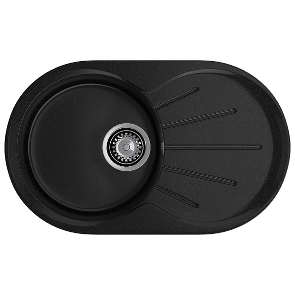 Кухонная мойка GranFest RONDO 750L, черный