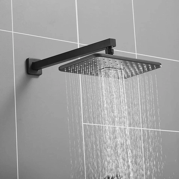 Душевая система встраиваемая Rose R2835H, черный