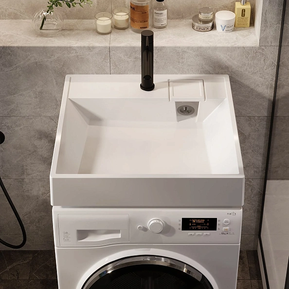 Раковина над стиральной машиной Paola Juno 600, белый