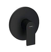 72668670 HG Rebris E смеситель для душа (внешняя часть), матовый черный