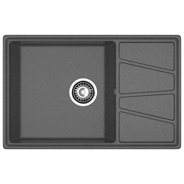 Кухонная мойка GranFest VERTEX 780L, графит
