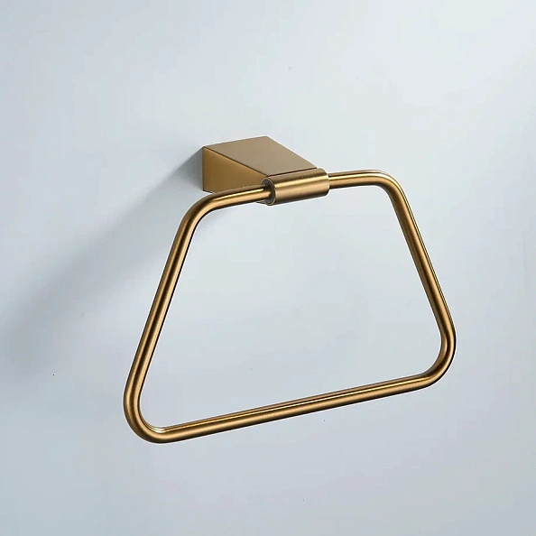 Кольцо для полотенец Shevanik SG5706G, золотой сатин