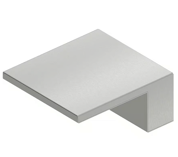 Излив Quadro design Complements, сталь брашированная (BV003 AS)