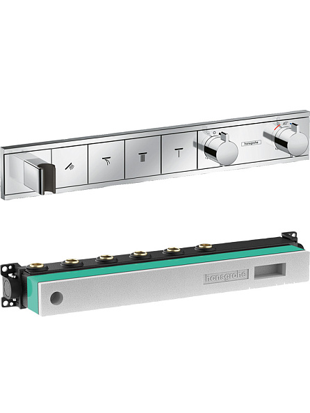 15357000S Set HG RainSelect термостатический смеситель для душа (15357000+15312180)