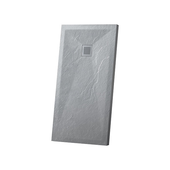Поддон для душа из искусственного камня Vincea (VST-4SR1012G), 1200х1000х25 мм, серый