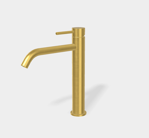 Смеситель для раковины Fima Carlo Frattini Spillo Up, золото брашированное (F3031LXSOS.1)