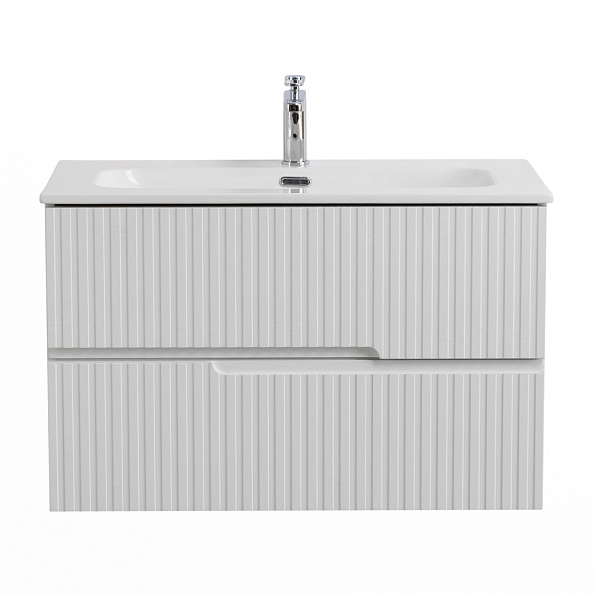 База под раковину подвесная Cezares Duet-N 800х457х500, Ясень белый софт (DUET-N-800-2C-SO-FBS-P)