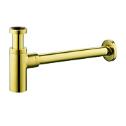 Сифон для раковины Raglo R600.20.23 бутылочный, латунь, золото