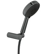 AD146/48FLP душевой набор, глянцевый черный