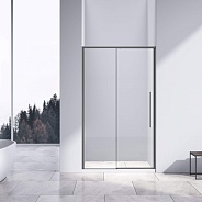 Душевая дверь Vincea Slim-N (VDS-4SN120CLGM) 1200х1950 мм, вороненая сталь, стекло прозрачное