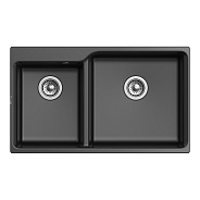 Кухонная мойка Rivelato AXEL X-90D, антрацит