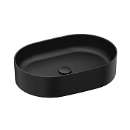 Умывальник CERAMIC 550 O SLIM черный матовый