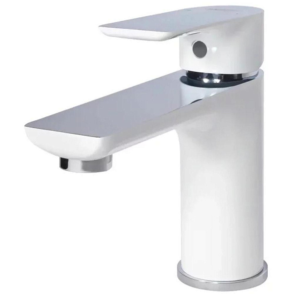 Смеситель для раковины Grocenberg GB2009WC, белый/хром