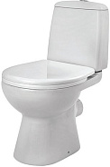 1.WH30.1.746 ЦЕЗАРЬ унитаз-компакт, гориз.выпуск, 2 режима, soft-close