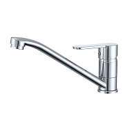 Смеситель Prohanss для кухни низкий поворотный излив, хром (P64.42)