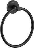 AQ4112MB ЕВРОПА полотенцедержатель кольцо, матовый черный