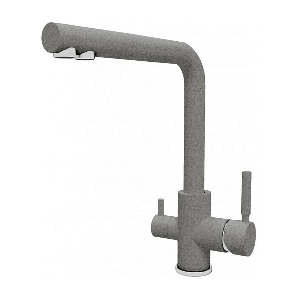 Смеситель для кухни с подключением фильтра Dr. Gans Акцент 339.06H.2123.409, базальт