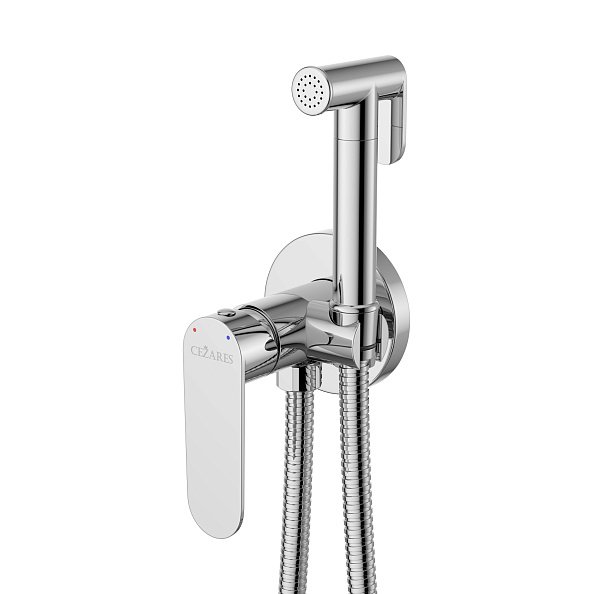 Гигиенический душ со смесителем Cezares Stylus, хром (STYLUS-DIF-01)
