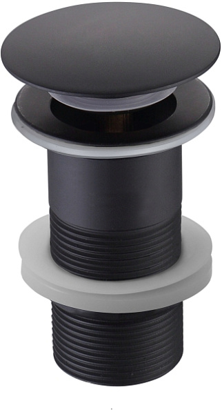 Cливной набор для раковины AQUATEK AQ6000MB, матовый черный