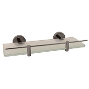 Полка стеклянная Rav Slezak COLORADO COA0900/30MGK, серый металлик брашированный