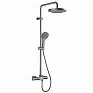 Душевая система с термостатом GAPPO G2495-79, оружейная сталь