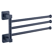 Держатель для полотенец 3-х реечный поворотный FASHUN графит (A2613-17)