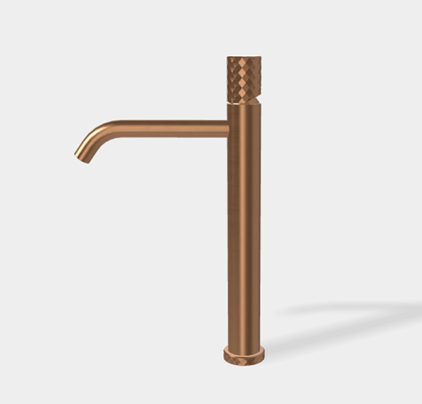 Смеситель для раковины Fima Carlo Frattini Spillo Tech, X Collection, бронза брашированная янтарная (F3031T/HXSXZS)