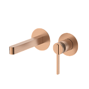 Смеситель для раковины DQ Bonn встраиваемый настенный браш.роз.золото (DA1704433)