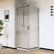 Душевой уголок Vincea City (VSS-5CT8010CL) 1000х800 мм, хром, стекло прозрачное