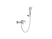 Смеситель для ванны и душа BelBagno Acqua, хром (ACQUA-VASM/DFS-CRM)