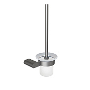 Ершик для унитаза Knotlor TB102GM, оружейная сталь