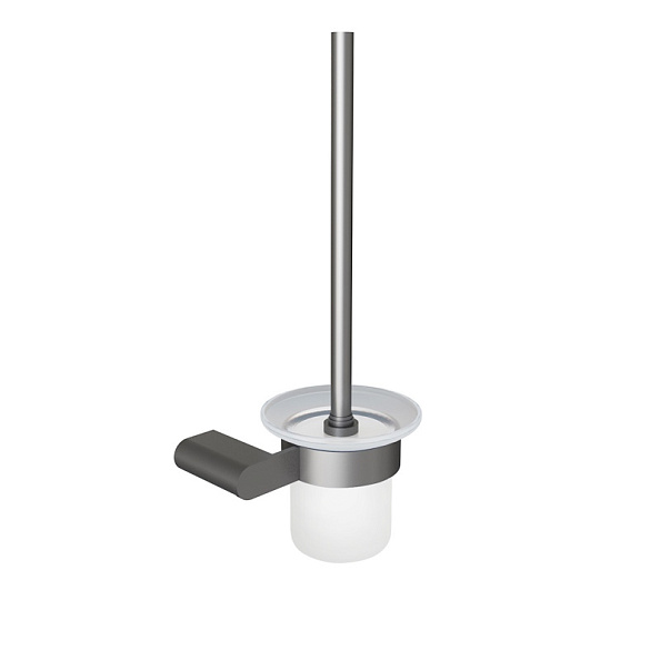 Ершик для унитаза Knotlor TB102GM, оружейная сталь