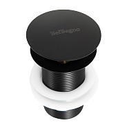 Донный клапан BelBagno, черный матовый (BB-SC-NERO)