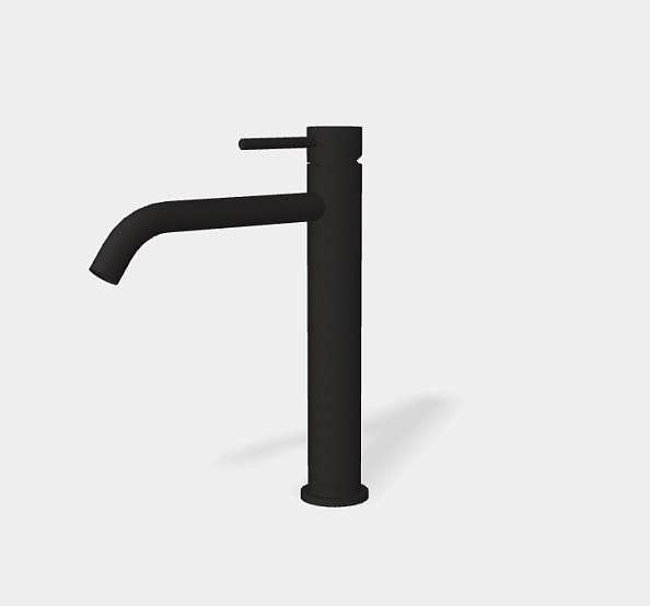 Смеситель для раковины Fima Carlo Frattini Spillo Up, черный матовый (F3031LXSNS.1)