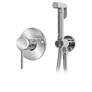 Гигиенический душ со смесителем встраиваемый Grocenberg GB1003CR, хром