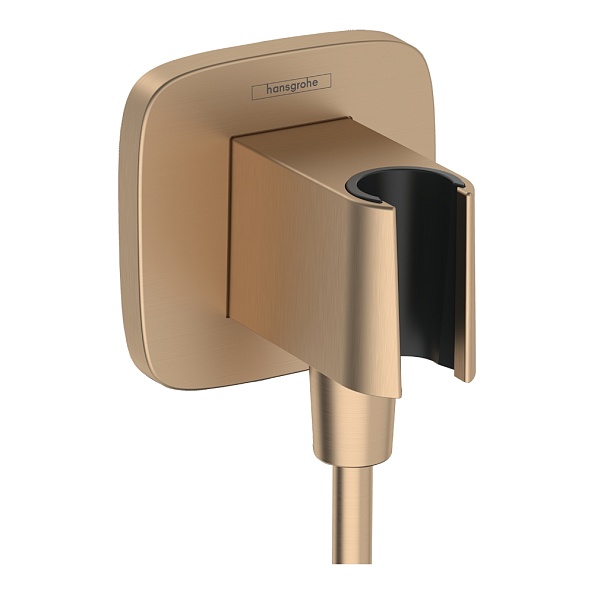 26887140 Hansgrohe Fixfit Q шланговое подсоединение, шлиф.бронза