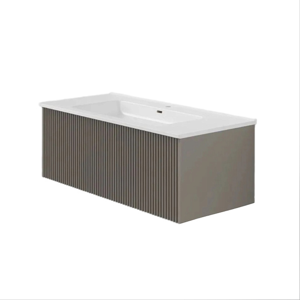 Тумба под раковину подвесная La Fenice Terra FNC-01-TER-C-100, бежевая