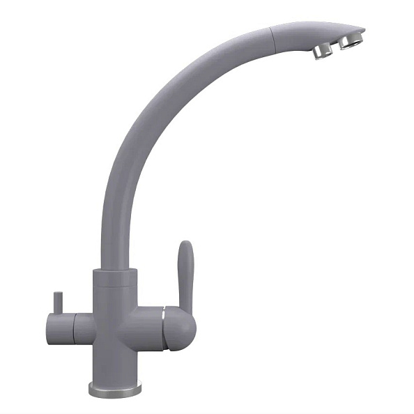 Смеситель для кухни Ulgran UQ-017-05, бетон