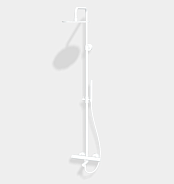 Душевая стойка Fima Carlo Frattini Shower column, белый матовый (F3154/R256BS)