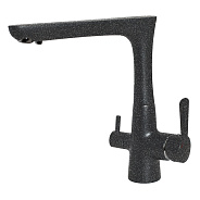 Смеситель для кухни с подключением фильтра GranFest 3223, графит