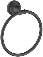 AQ4512MB КЛАССИК полотенцедержатель кольцо, матовый черный
