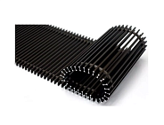 Решетка Techno PPA 250x1000 алюминиевая на полимерной основе (цвет черный)