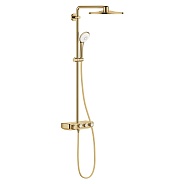 Душевая система Grohe Euphoria SmartControl System 310 Duo с термостатом, холодный рассвет глянец 26507GL0