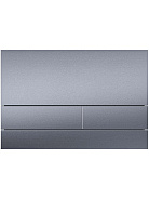 KDI-0000053(030A) Панель смыва нержавеющая сталь (клавиши прямоугольные) 169*250*2.2 мм